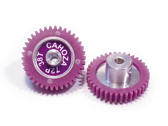 Cahoza 2° 72 Pitch 44 Tooth 3/32 axle spur gear from Mid America Raceway 